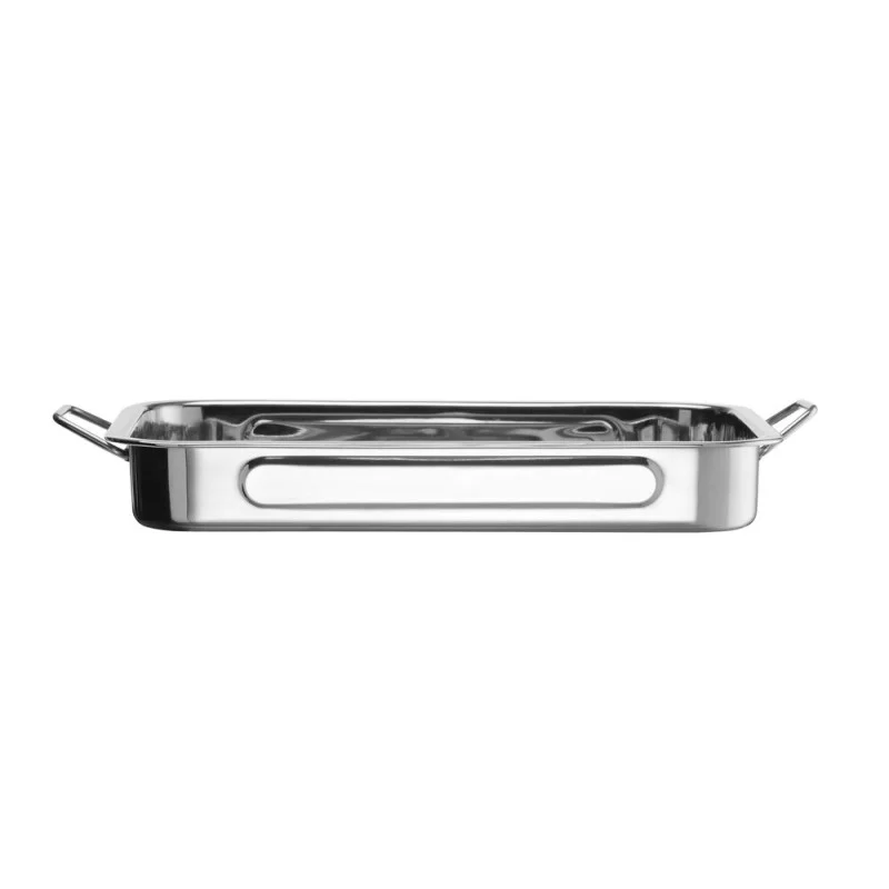 Plat à Four Inox - 38,5 x 27,5 x 6 cm Acheter Direct