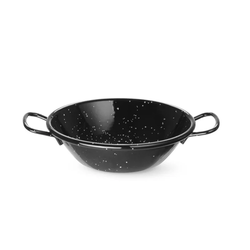 Paiement Sécurisé Plat à Paella Émaillé - 145 mm de Diamètre