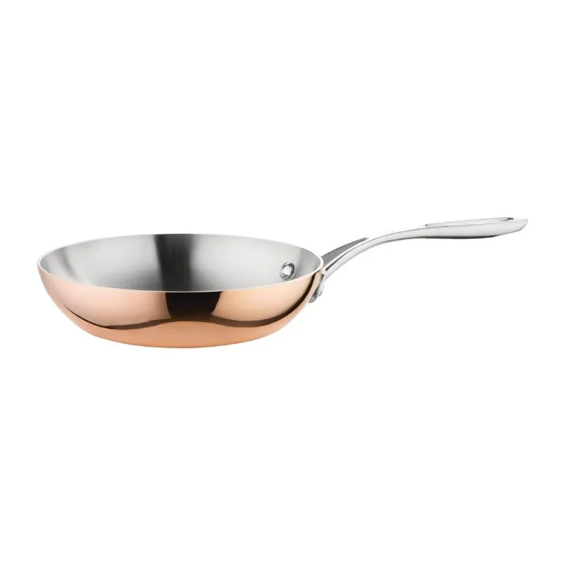 Affaire À Saisir Poêle Triple Paroi Cuivre Induction - Ø 200 mm