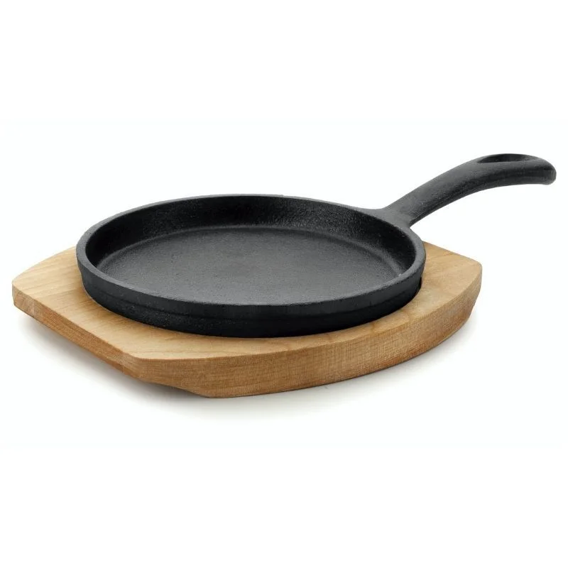 Mini Poêle Lisse Magma Avec Base - Ø 13 Cm Usine Directe