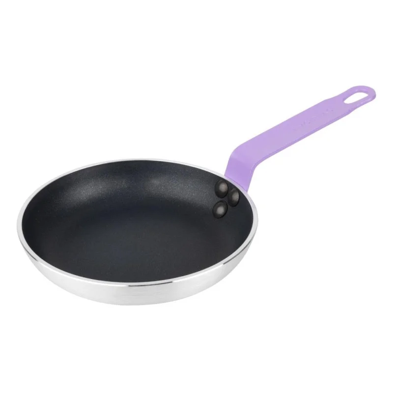 Poêle Aluminium Antiadhésive avec Manche Violet 200 mm Commander Vite