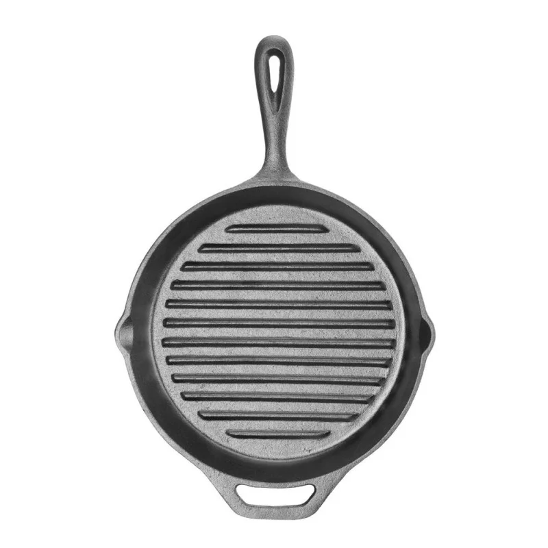 Poêle à Griller en Fonte Ronde - ø 220 mm Vente Directe