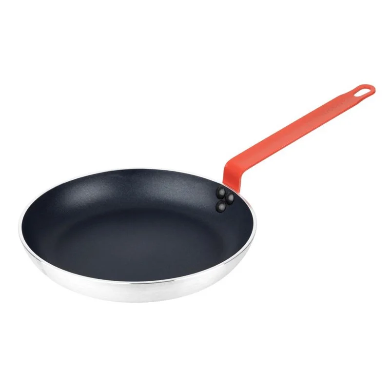 Super Prix Poêle Antiadhésive Aluminium Teflon Poignée Rouge 240mm