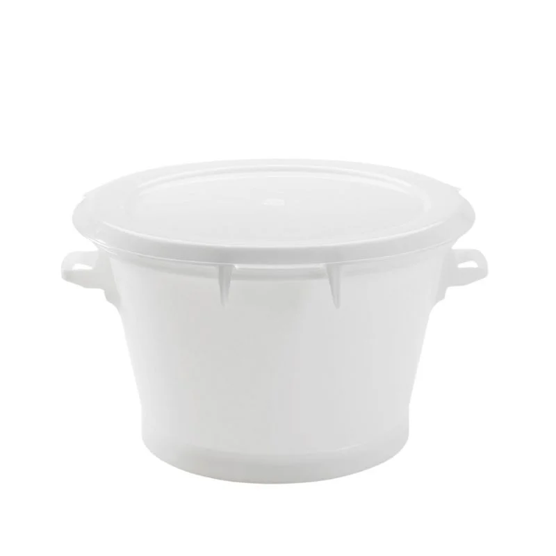 Baquet Rond Fond Renforce 50L Blanc Authentique