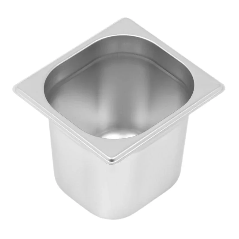 Nouvel Arrivage Bac Gastro GN 1/6 Inox - Profondeur 150 mm - 2,4 L