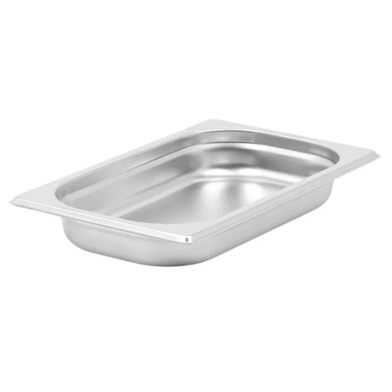 Bac Gastro GN 1/4 Inox - Profondeur 40 mm - 1,6 L Expédition Rapide