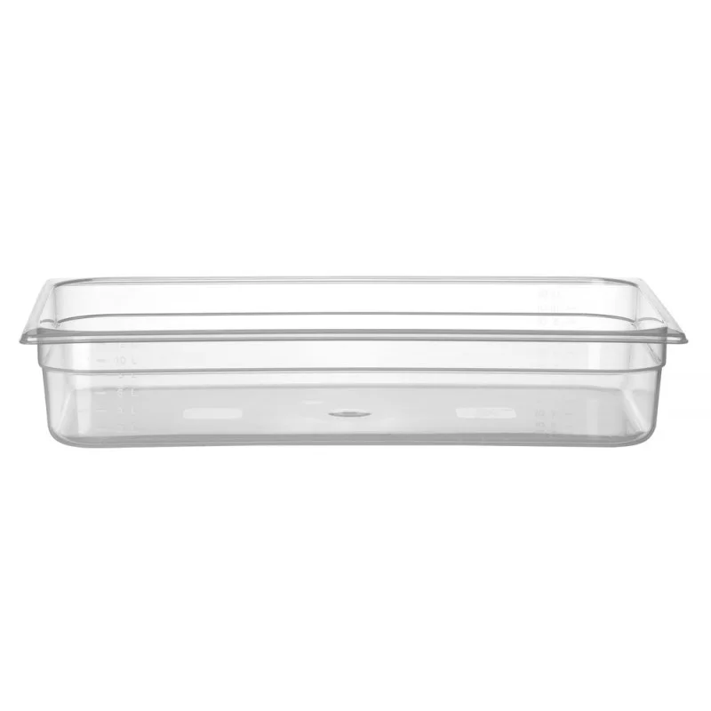 Prix Réduit Bac Gastro GN 1/1 Gradué Polypropylène - Profondeur 100 mm - 14 L