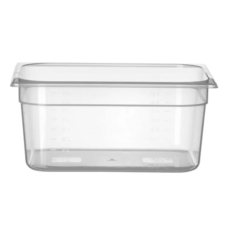 Usine Directe Bac Gastro GN 1/2 Gradué Polypropylène - Profondeur 150 mm - 9,5 L
