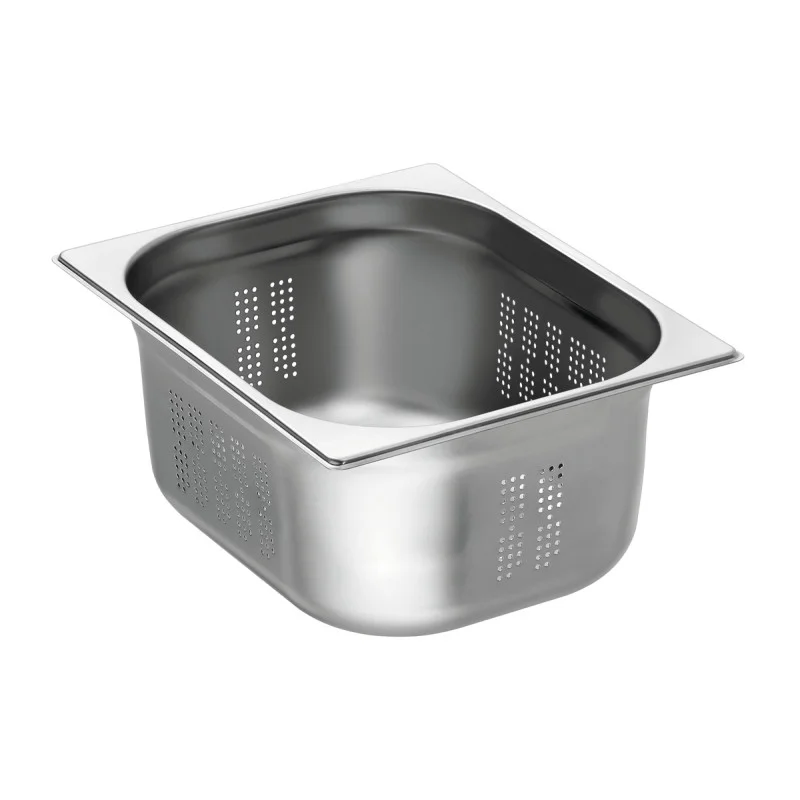 Nouveauté Bac Gastro GN 1/2 Perforé Inox - Profondeur 150 mm - 9,5 L