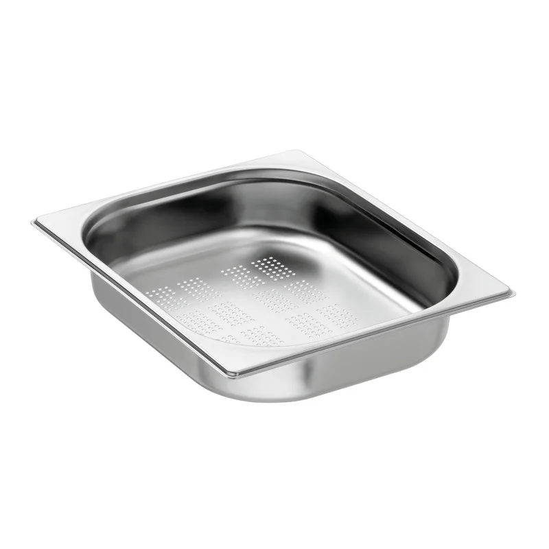 Bac Gastro GN 1/2 Perforé Inox - Profondeur 65 mm - 4 L Promotion