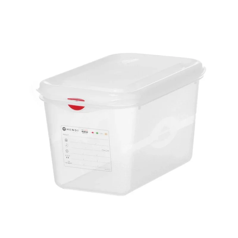 Dernière Chance Bac GN 1/4 Transaprent en PP - 4,3 L