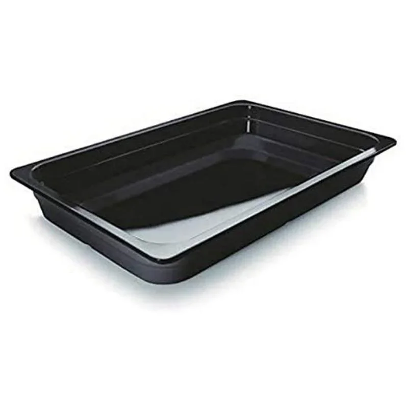 Bac Gastro GN 1/1 Noir Mélamine - Profondeur 100 mm - 13,3 L Jusqu’à Épuisement Des Stocks