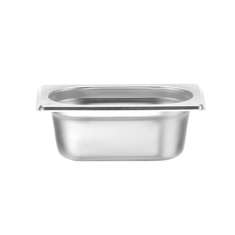 Livraison Gratuite Bac Gastro GN 1/9 Inox - Profondeur 65 mm - 0,6 L