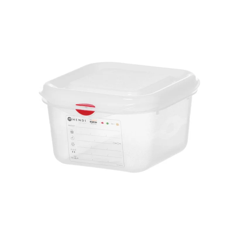 Bac GN 1/6 Transaprent en PP - 1,7 L Livraison Gratuite