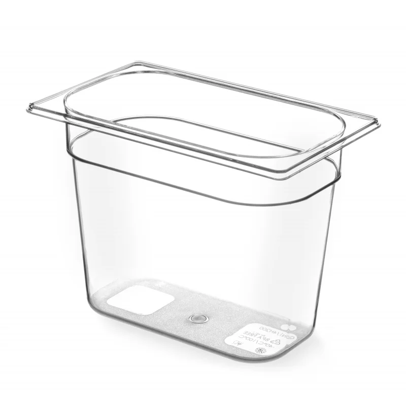 Expédition Rapide Bac Gastro GN 1/4 Tritan-Plastique - Profondeur 65 mm - 1,8 L