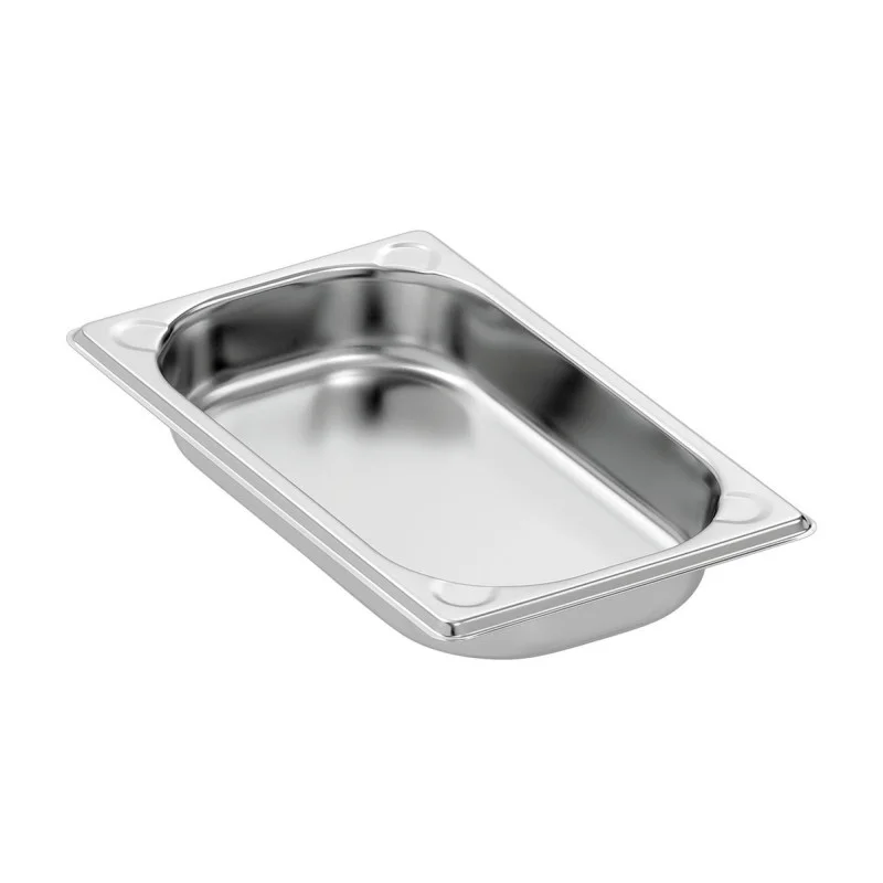 Bac Gastro GN 1/4 Inox - Profondeur 40 mm - 1,6 L Dernier Modèle