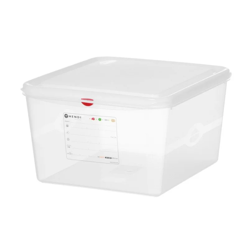 Haute Qualité Bac GN 2/3 Transaprent en PP - 19 L