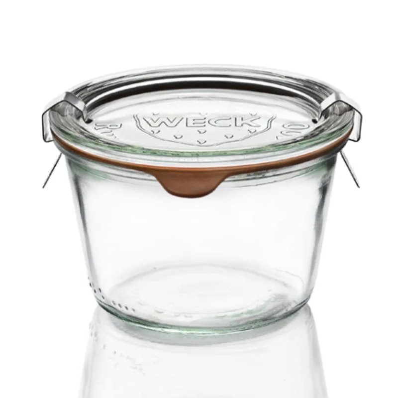Bocal en Verre Weck Droit - 370 ml - Lot de 6 Achat Immédiat