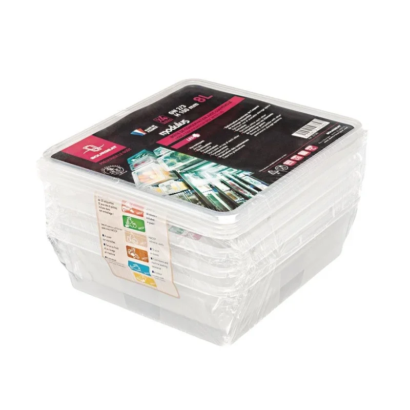 Boîte De Stockage Gn2/3 Modulus Utilisation Intensive 8L - Lot De 4 Meilleure Vente