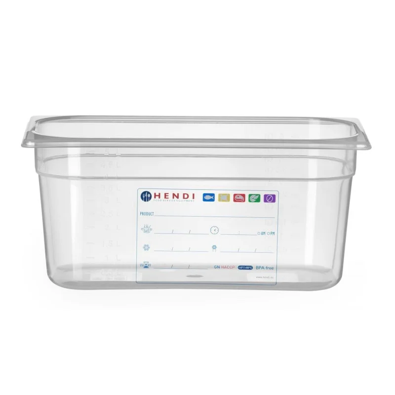 Boîte de Stockage Gastronorme GN 1/3 - 5,7 L - H 150 mm Pas Cher
