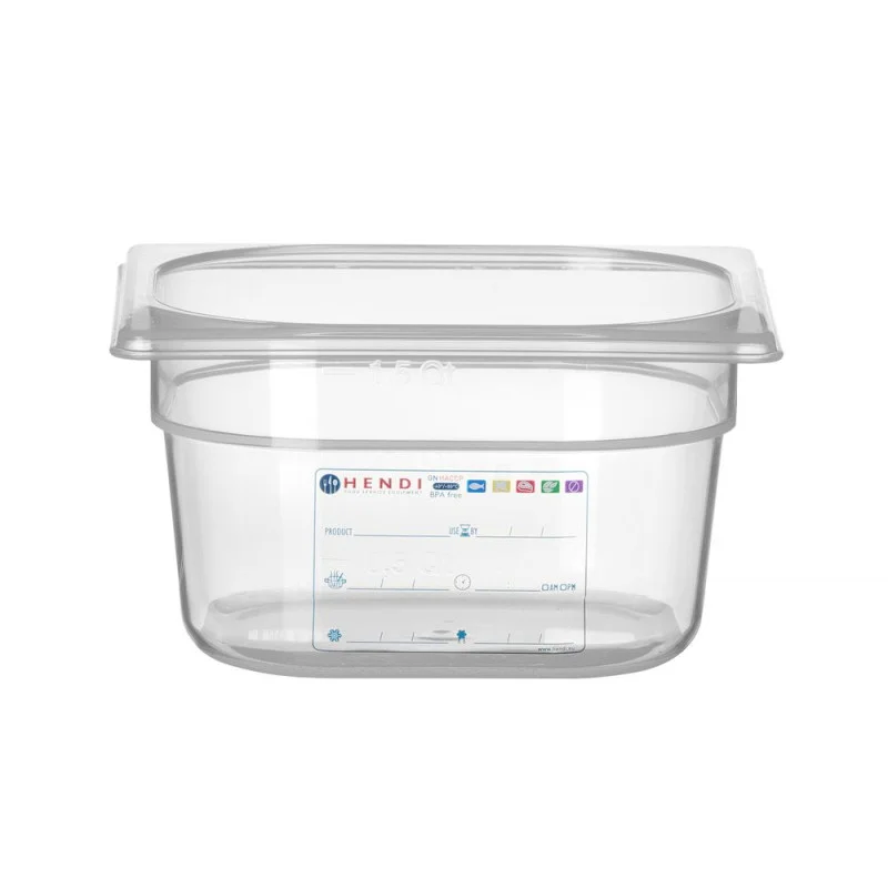 Offre Limitée Boîte de Stockage Gastronorme GN 1/6 - 1,6 L - H 100 mm