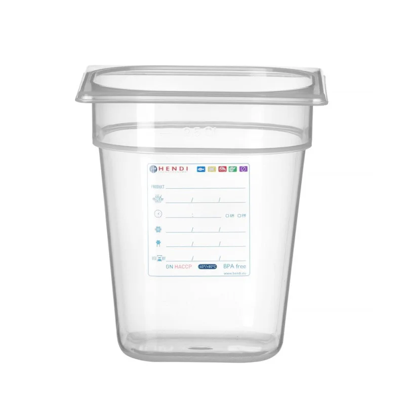 Boîte de Stockage Gastronorme GN 1/6 - 3,4 L - H 200 mm Bon Marché