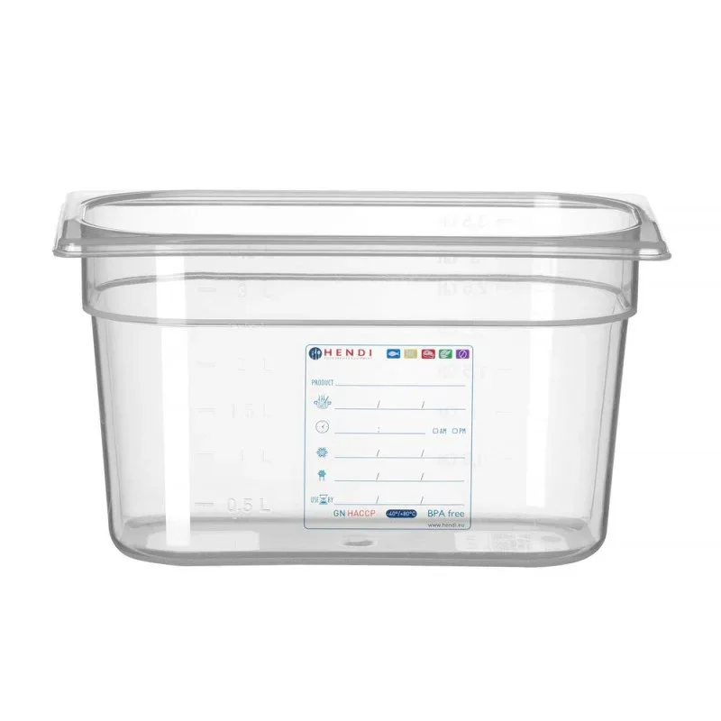 Petit Prix Boîte de Stockage Gastronorme GN 1/4 - 4 L - H 150 mm