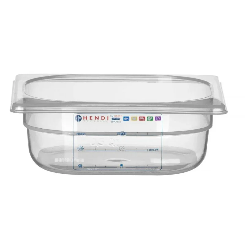 Prix Bas Boîte de Stockage Gastronorme GN 1/6 - 1 L - H 65 mm