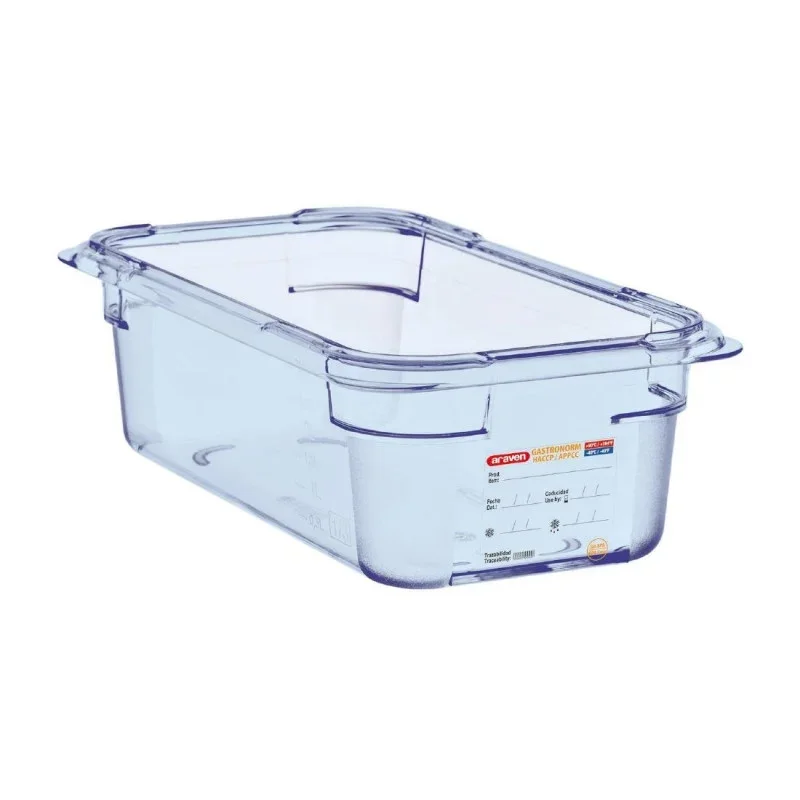 Prix Choc Boîte Hermétique Bleue Abs - GN 1/4 100 mm