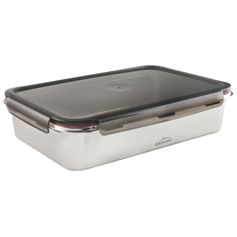 Boîte Inox avec Couvercle PP Rectangulaire EcoInox Pro - 5 L Réduction