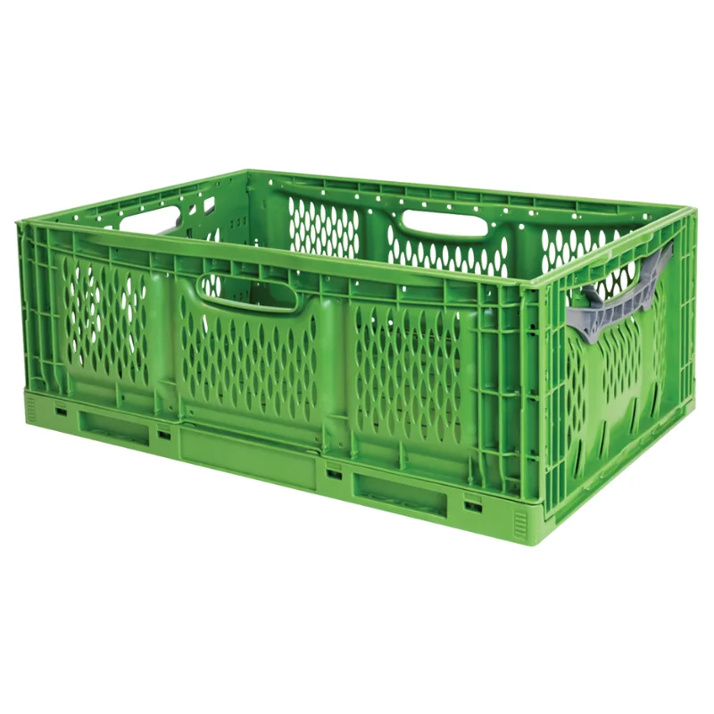 Offre Exclusive Caisse Pliable Empilable - 600 x 400 x 230 mm - 45 L - Vert
