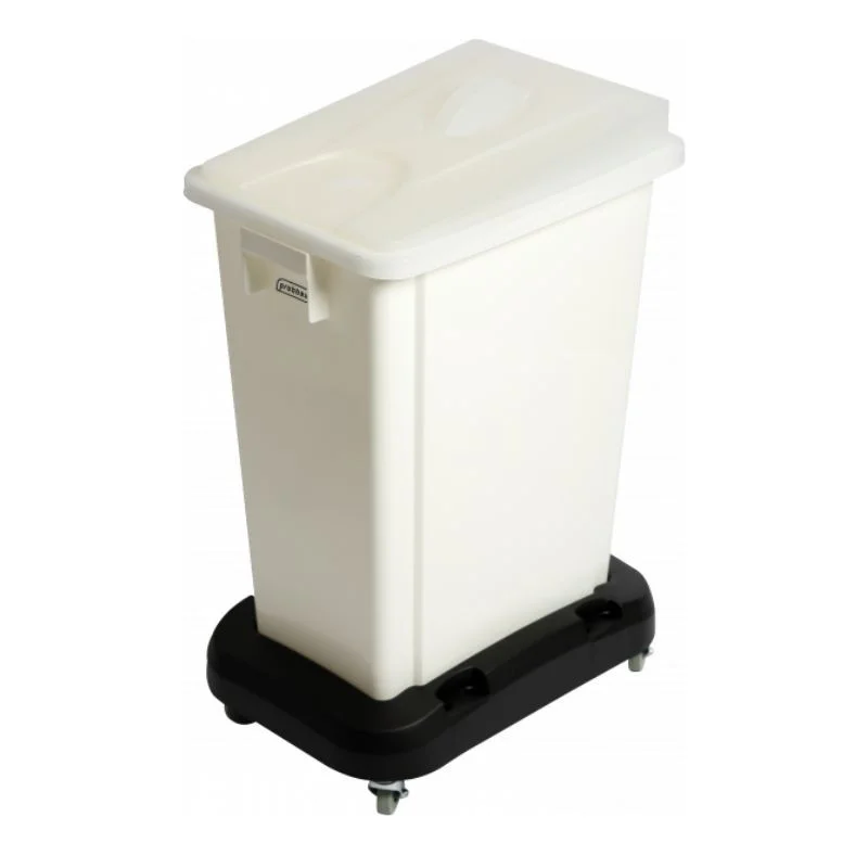 Promotion Bac à Ingrédients Blanc Sur Chariot - 60 L