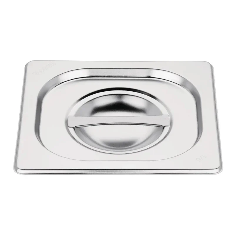 Couvercle en Inox - GN 1/6 Retour Gratuit