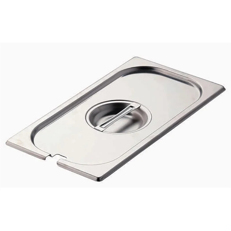 Expédition Rapide Couvercle Inox Avec Encoche Gn 1/3