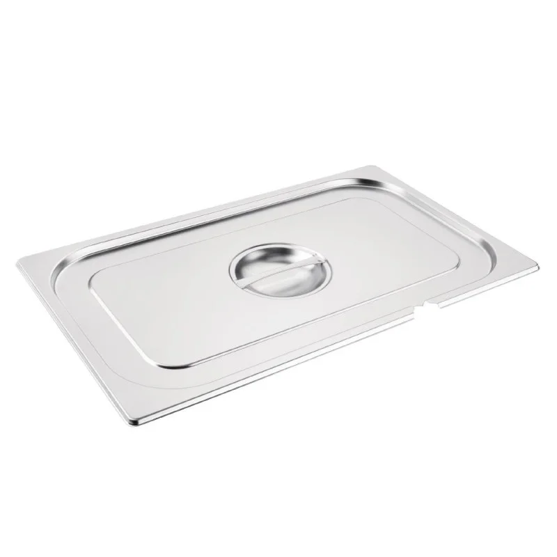 Top Vente Couvercle Inox GN 1/1 avec Encoche