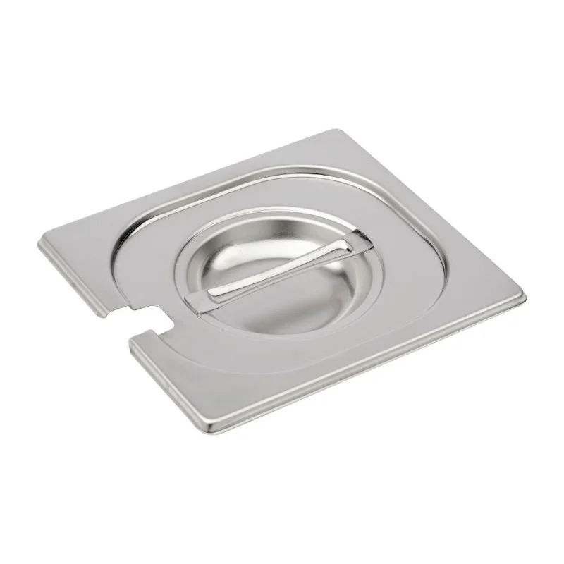 Couvercle Inox Avec Encoche Gn 1/6 Offre Limitée