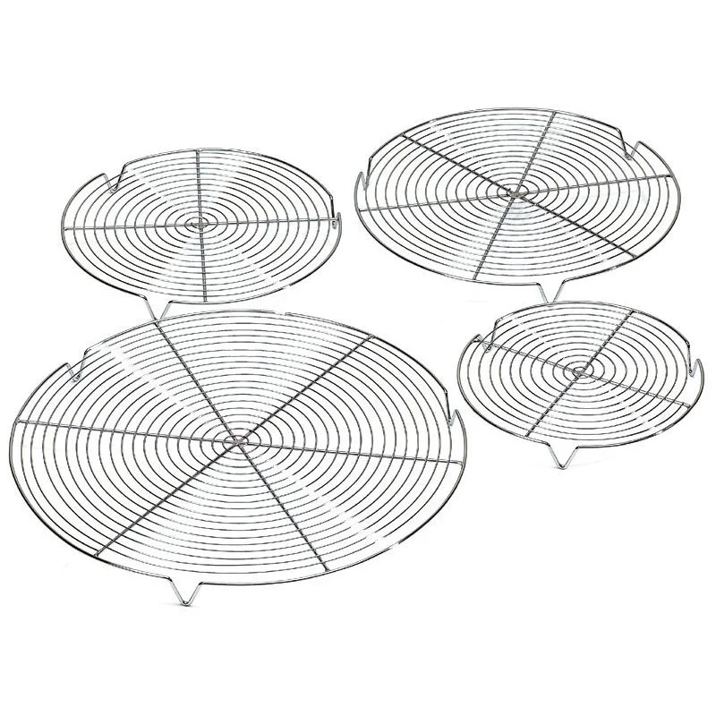 Grille Ronde Chromée avec Pieds - ⌀ 240 mm Pas Cher