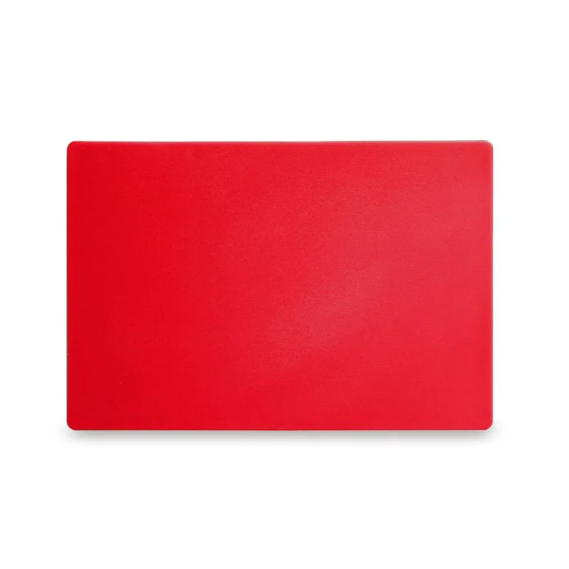 Vente Flash Planche à Découper HACCP - 450 x 300 mm - Rouge - 13 mm d'Epaisseur