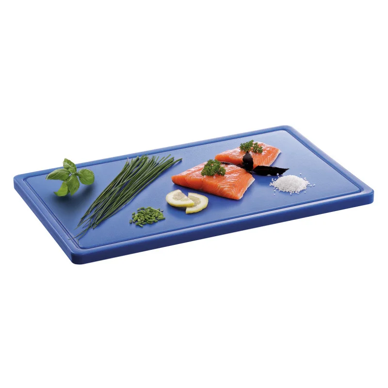 Planche à Découper 530 x 325 mm - Bleue - 20 mm d'Epaisseur Prix Promo