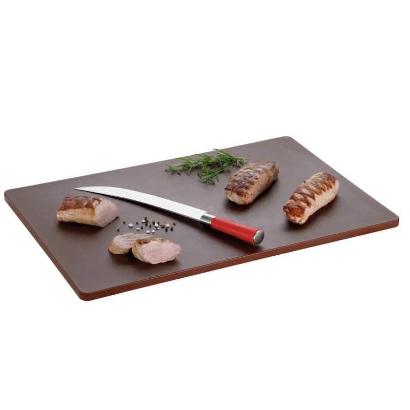 Marque Planche à Découper 600 x 400 mm - Marron - 16 mm d'Epaisseur