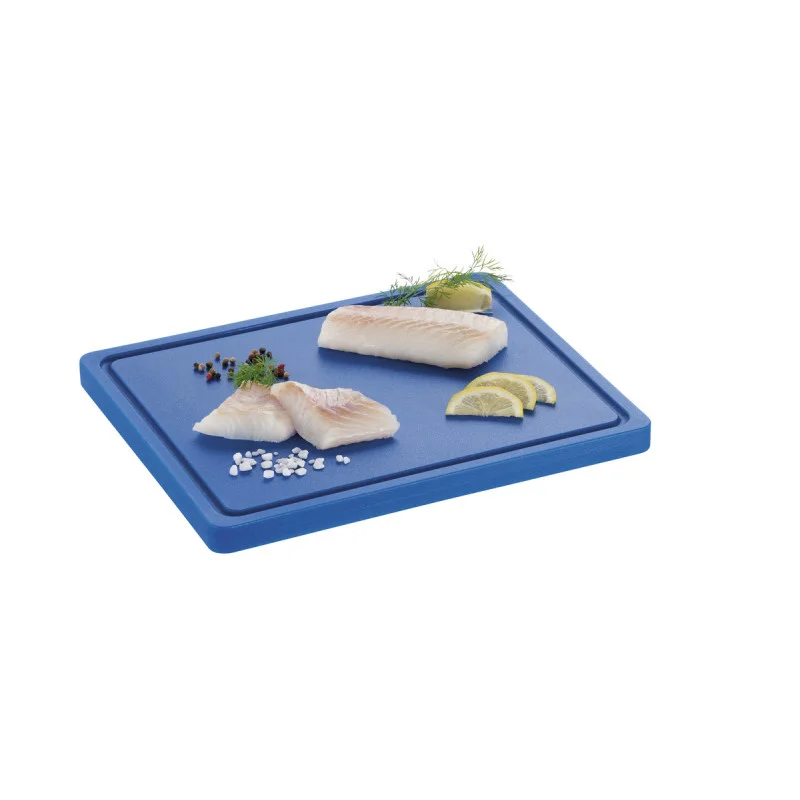 Prix Réduit Planche à Découper 325 x 265 mm - Bleue - 20 mm d'Epaisseur