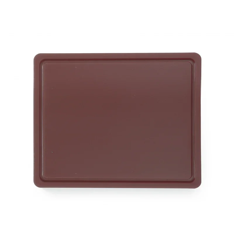 Planche à Découper HACCP - GN 1/2 - Marron - 12 mm d'Epaisseur Super Prix