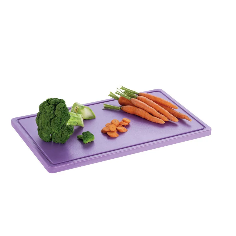 Planche à Découper 530 x 325 mm - Violette - 20 mm d'Epaisseur Dernier Modèle