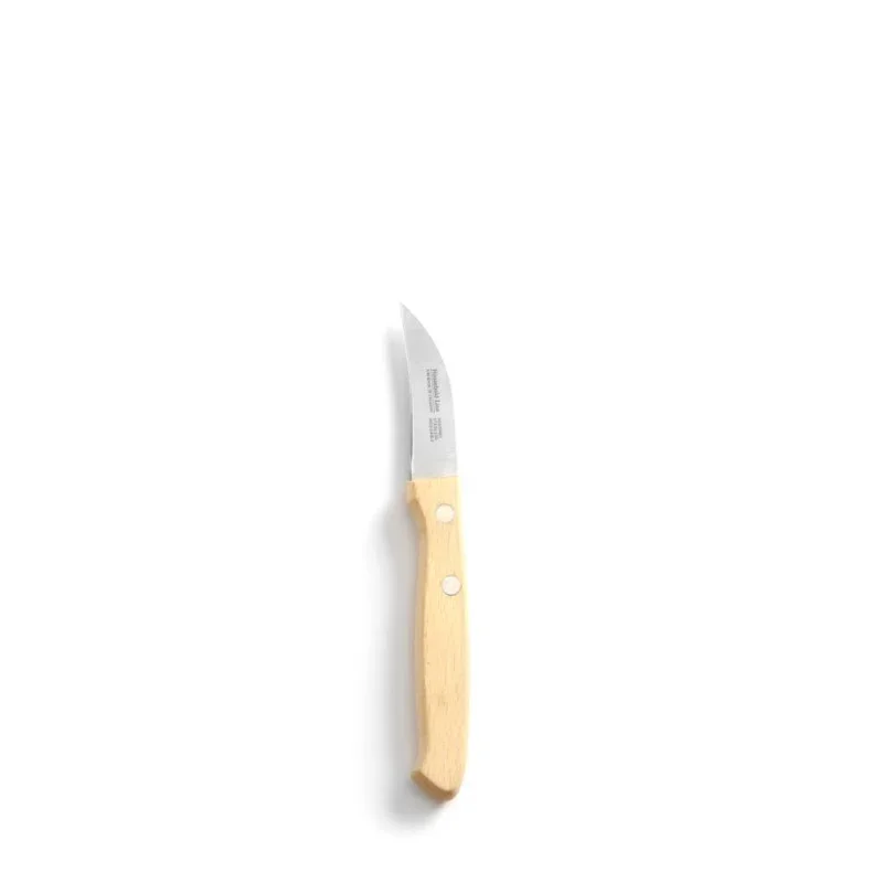 Promotion Saisonnière Couteau Éplucheur avec Manche en Bois - Lame 6 cm