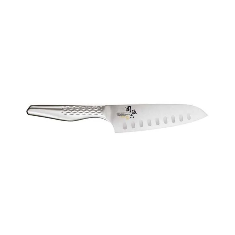 Couteau Santoku Alvéolé Seki Magoroku Shoso 16,5 Cm Expédié Aujourd’hui