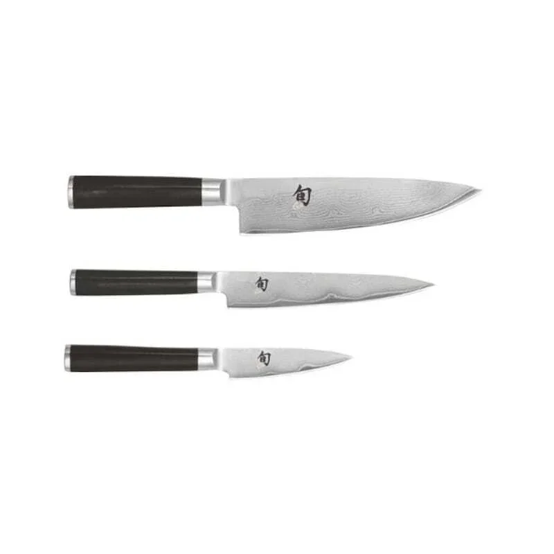 Bon Marché Set de 3 couteaux Damas Shun - Office Universel et Chef