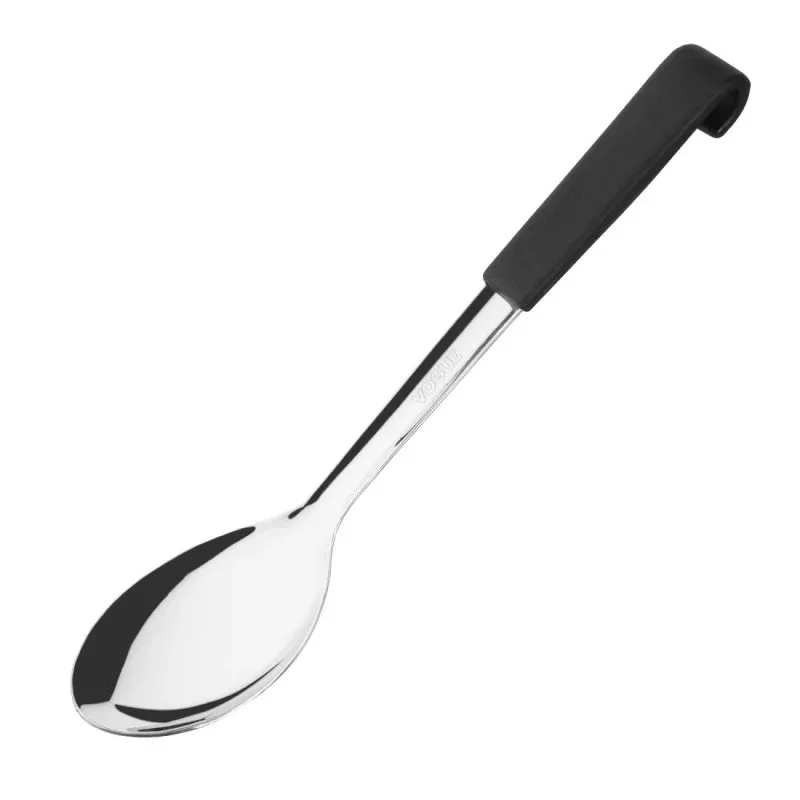 Cuillère de Service Manche Noir en Inox - L 340 mm Acheter En Ligne