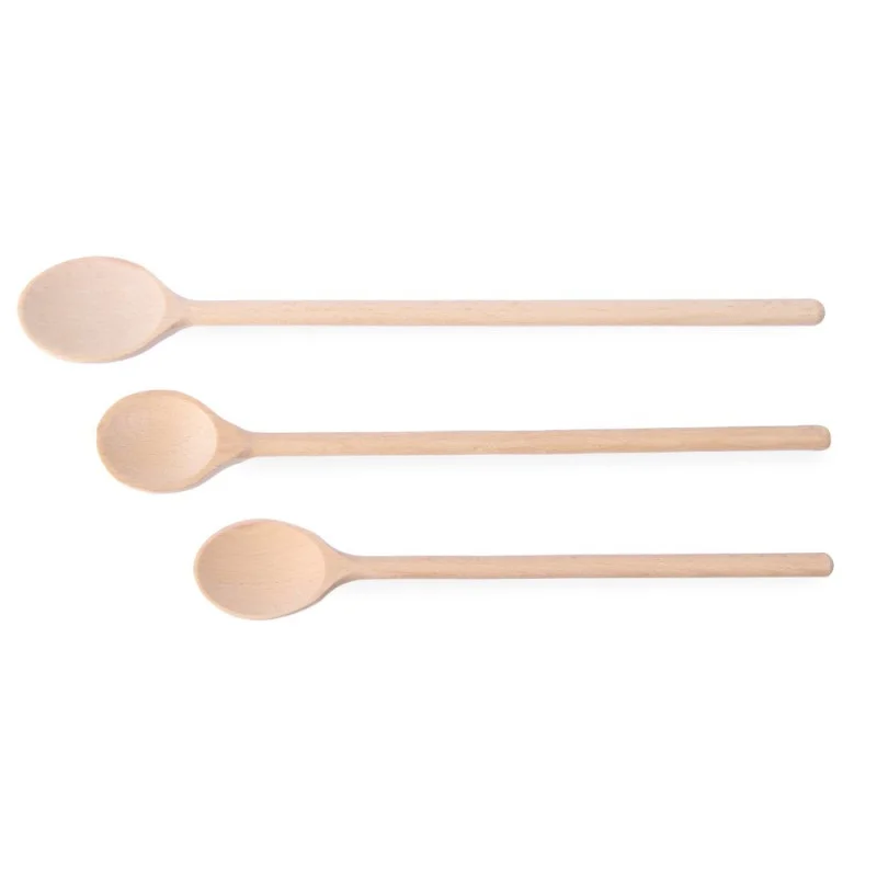 Commande En Gros Cuillères en Bois de Tailles Différentes - Lot de 3