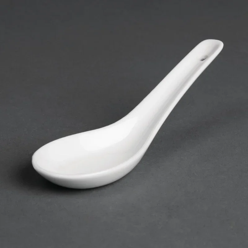 Cuillère à Riz Blanche - L 130 mm - Lot de 24 Commander Maintenant