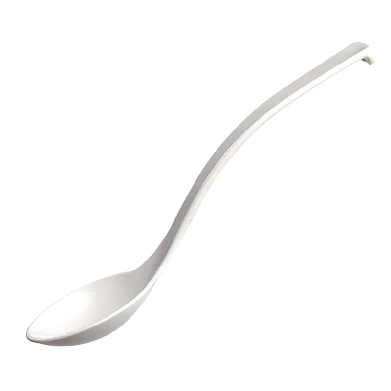 Meilleure Vente Cuillère Traiteur Blanche - Lot de 6